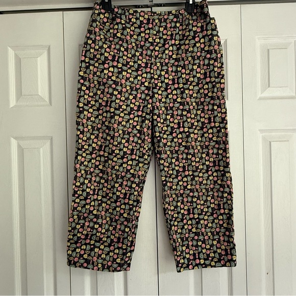 Talbots Multicolor Patterned Capris - Picture 1 of 5